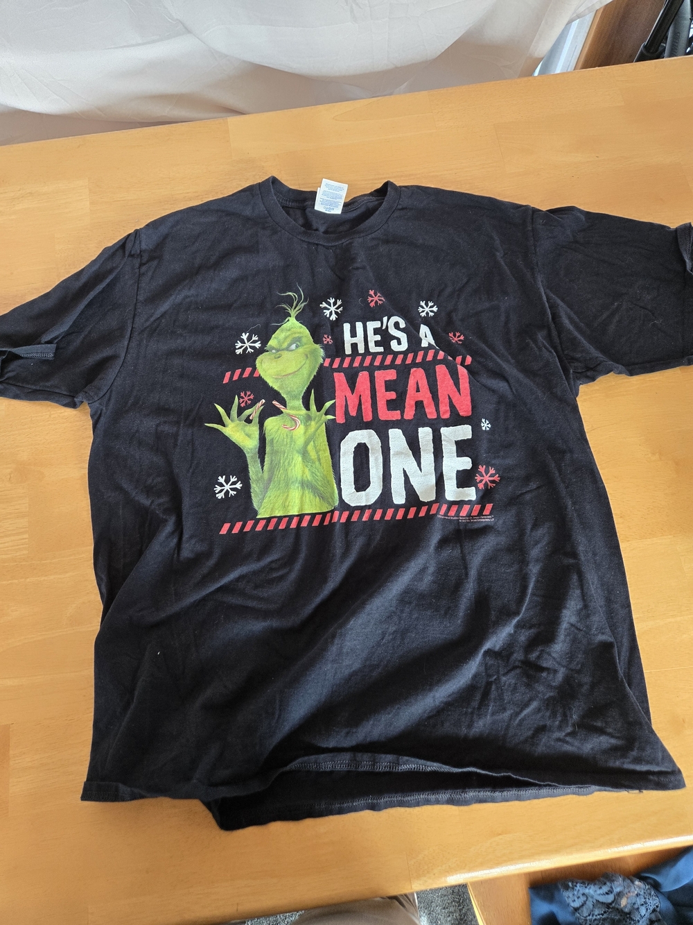 Black Grinch "He's A Mean One" Graphic Tee - Men